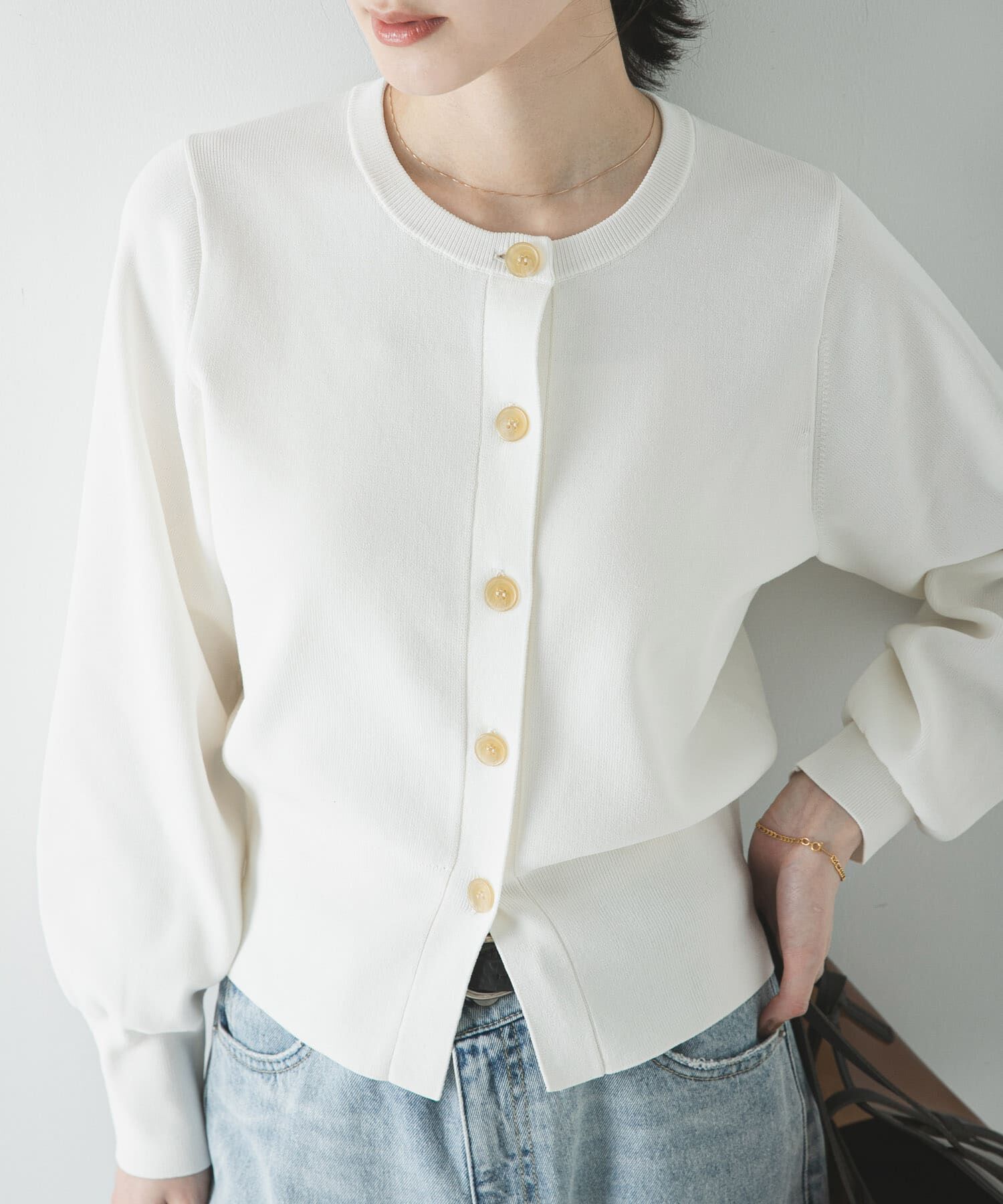 URBAN RESEARCH「コクーンスリーブカーディガン」|カーディガン|