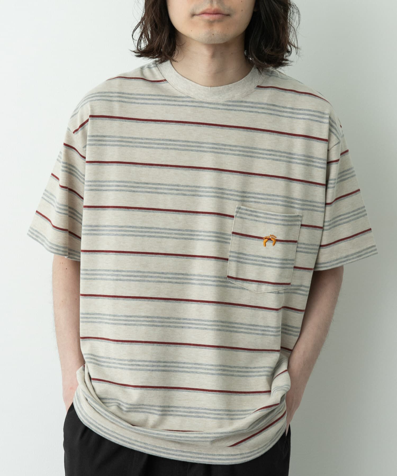 Sonny Label 「HANG TEN　BASIC BORDER T-SHIRTS」|Tシャツ・カットソー|ベージュ系その他