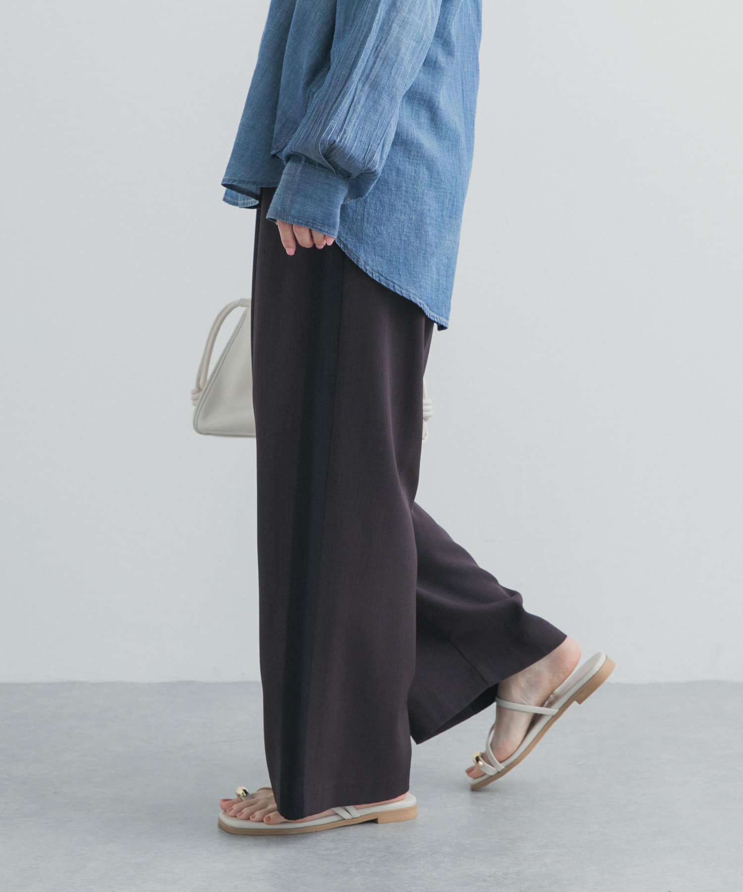 URBAN RESEARCH DOORS「サマーウールMIXラインパンツ」|その他|