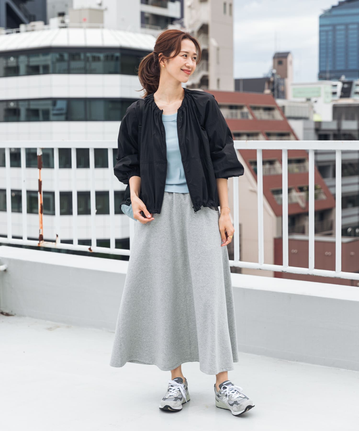 URBAN RESEARCH DOORS「『UR TECH』ポケッタブル撥水ノーカラーブルゾン」|ブルゾン・スタジャン|