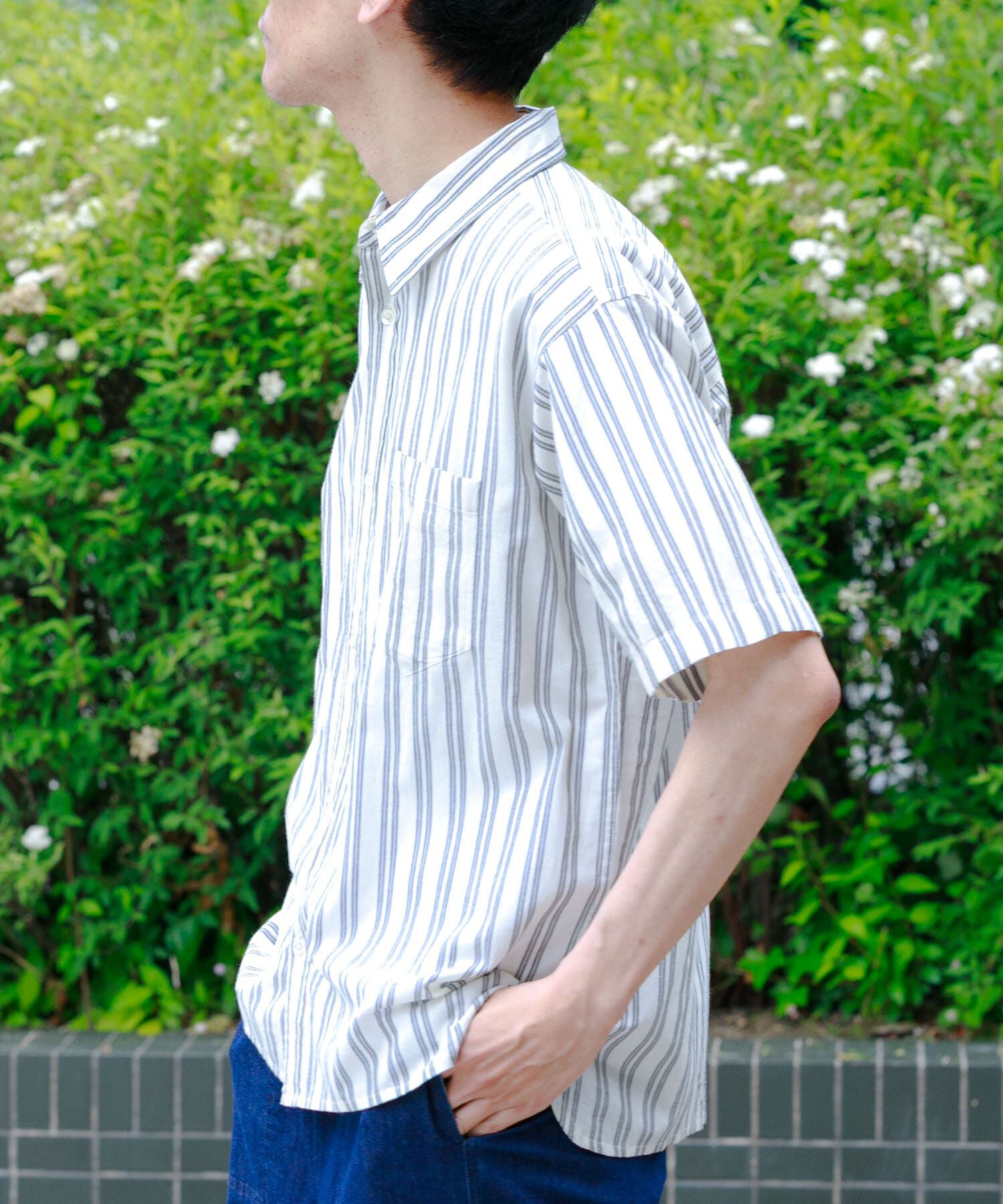 Sonny Label 「インドコットンストライプシャツ」|シャツ・ブラウス|