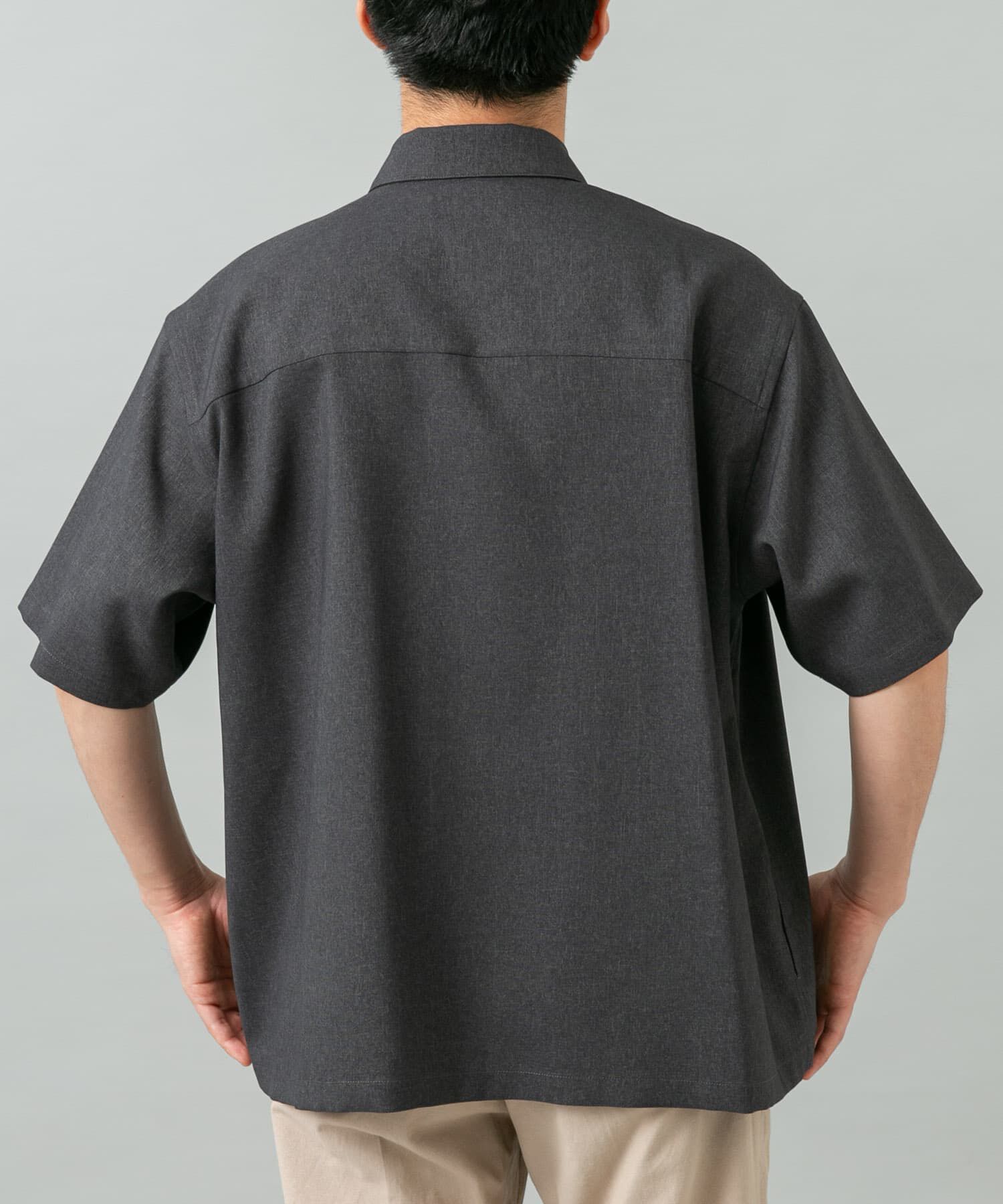 URBAN RESEARCH ROSSO「『セットアップ対応』『防シワ』サマーウール調サイドポケットシャツ」|シャツ・ブラウス|