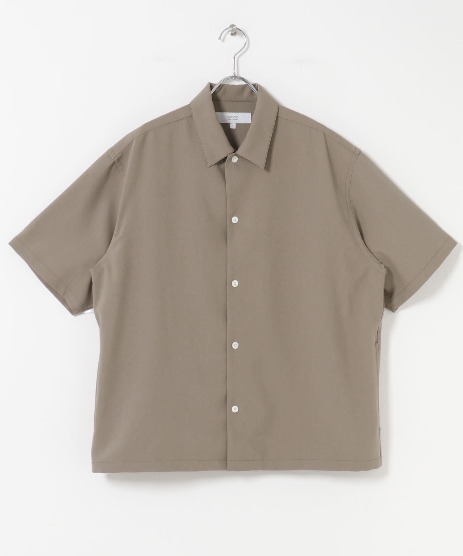 URBAN RESEARCH ROSSO「『セットアップ対応』『防シワ』サマーウール調サイドポケットシャツ」|シャツ・ブラウス|