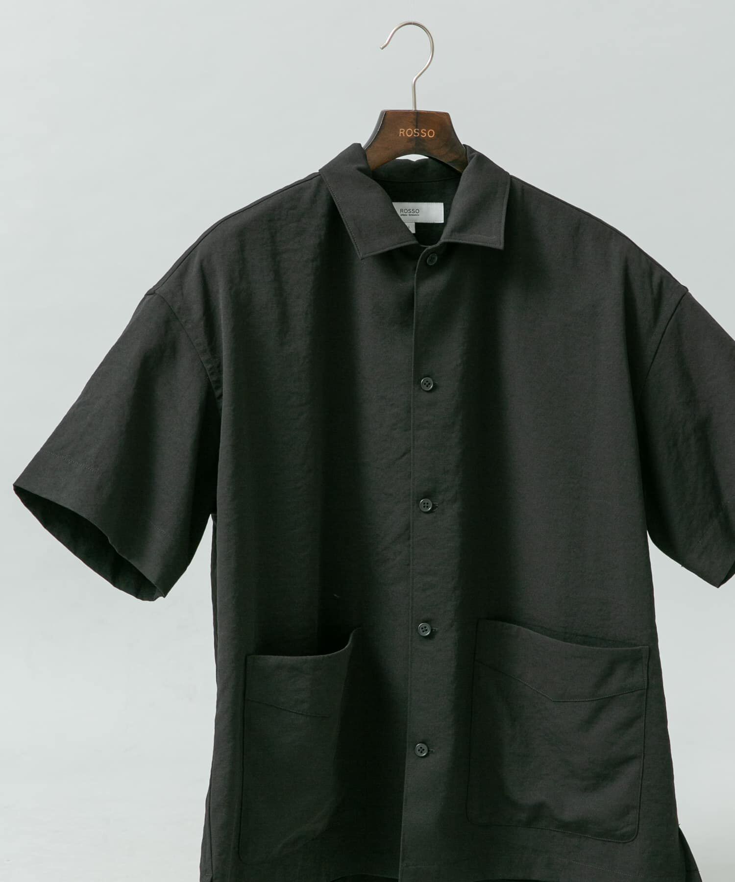 URBAN RESEARCH ROSSO「『ｾｯﾄｱｯﾌﾟ対応』『防ｼﾜ/速乾』ﾄﾞﾗｲｲｰｼﾞｰｼｮｰﾄｽﾘ」|シャツ・ブラウス|ブラック