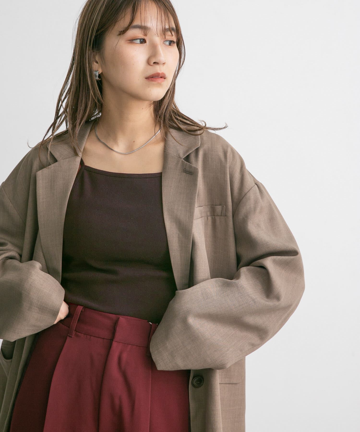  「カップ付きキャミソール」|キャミソール|