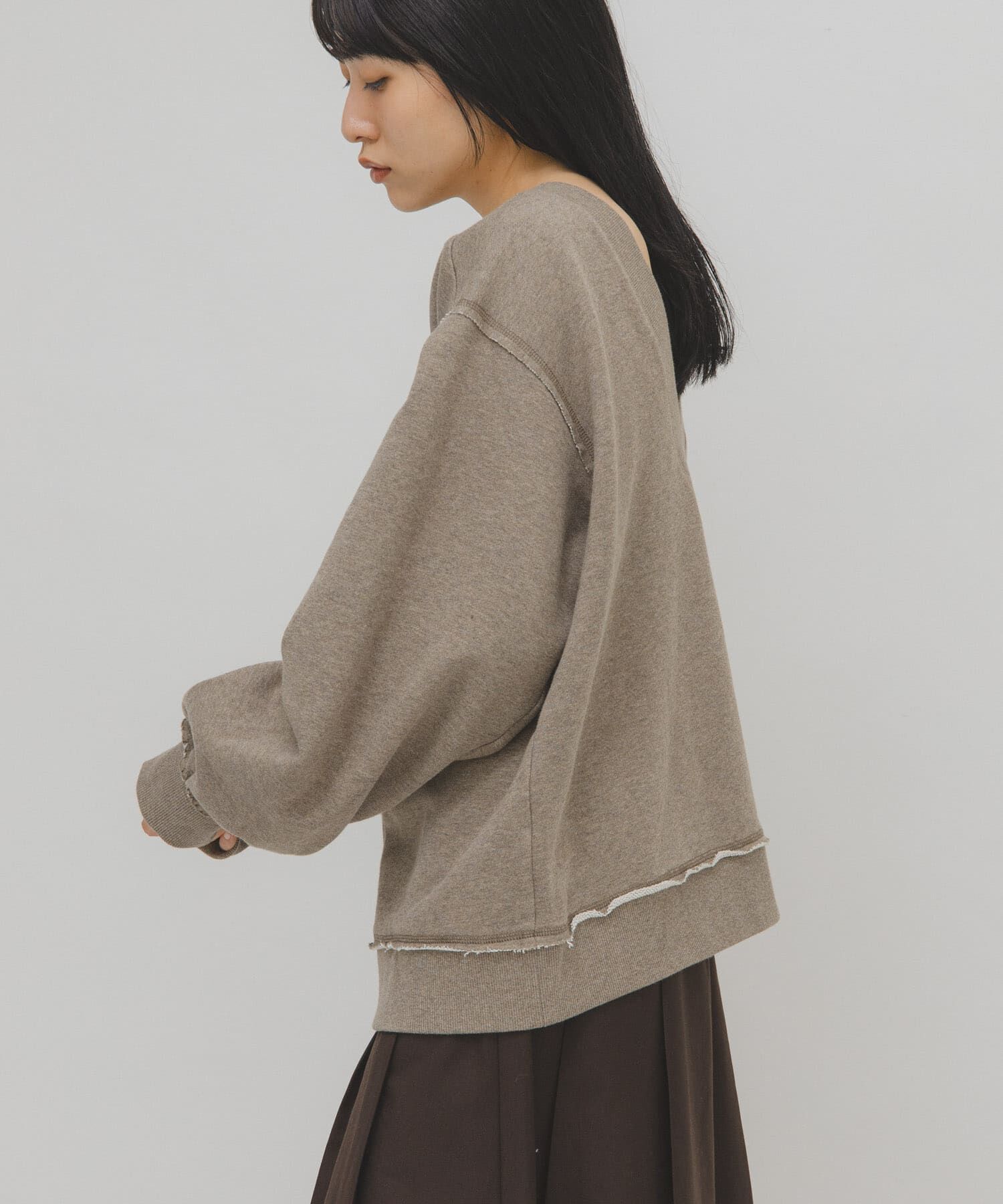  「2WAYルーズスウェット」|Tシャツ・カットソー|