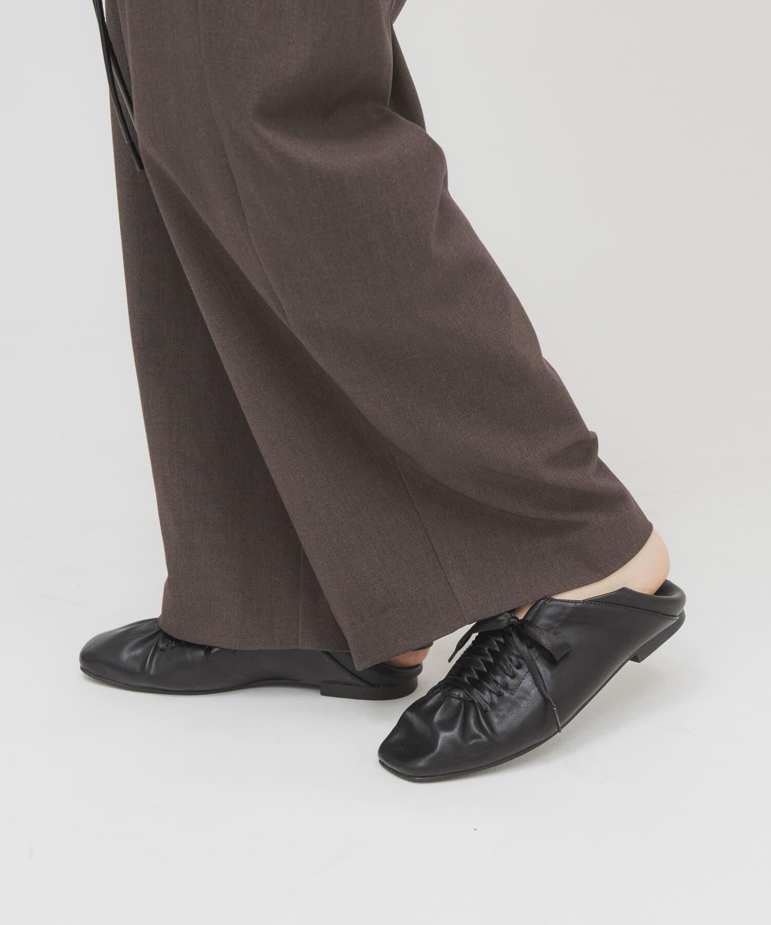  「サテンリボンギャザーシューズ」|その他|