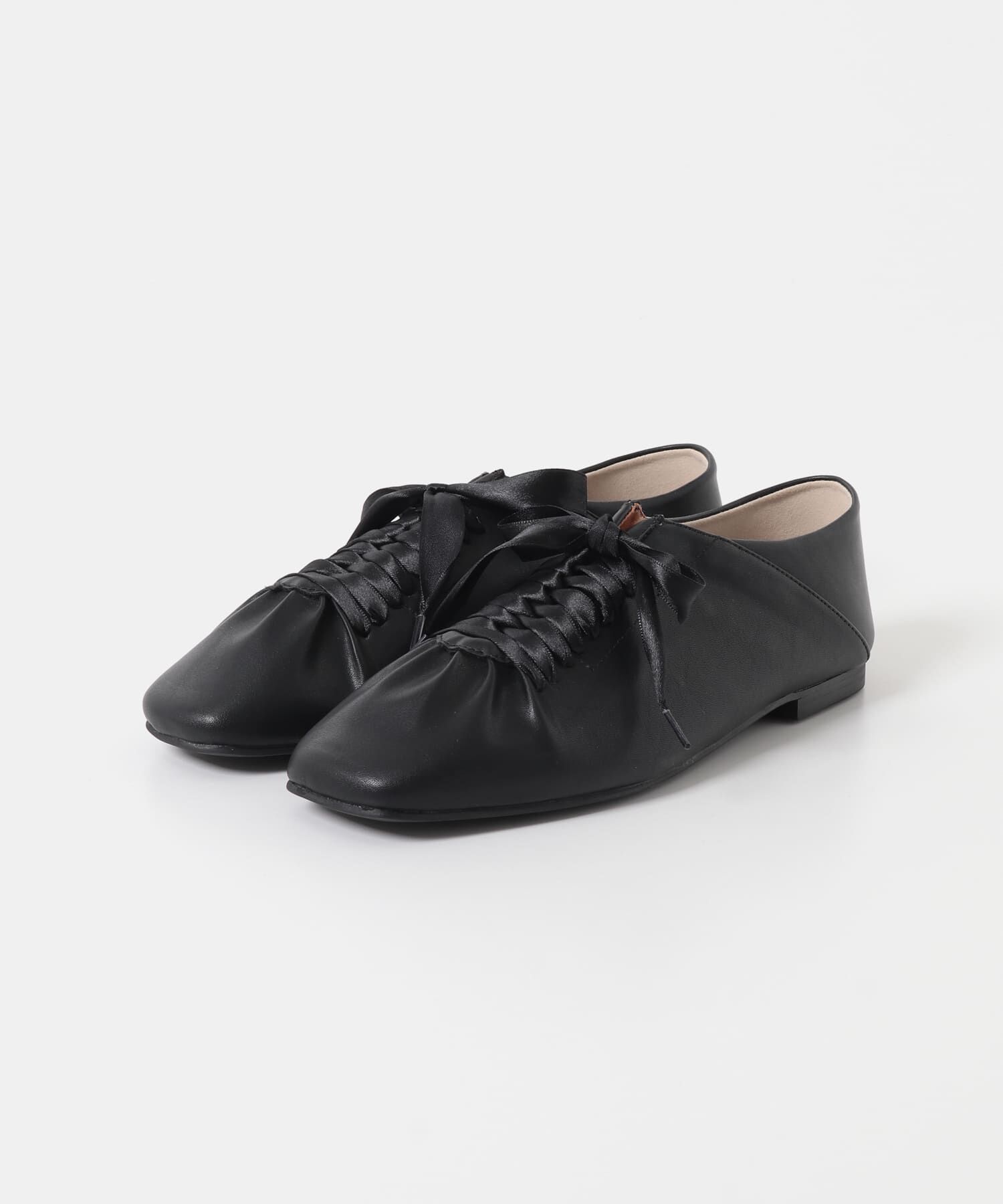  「サテンリボンギャザーシューズ」|その他|