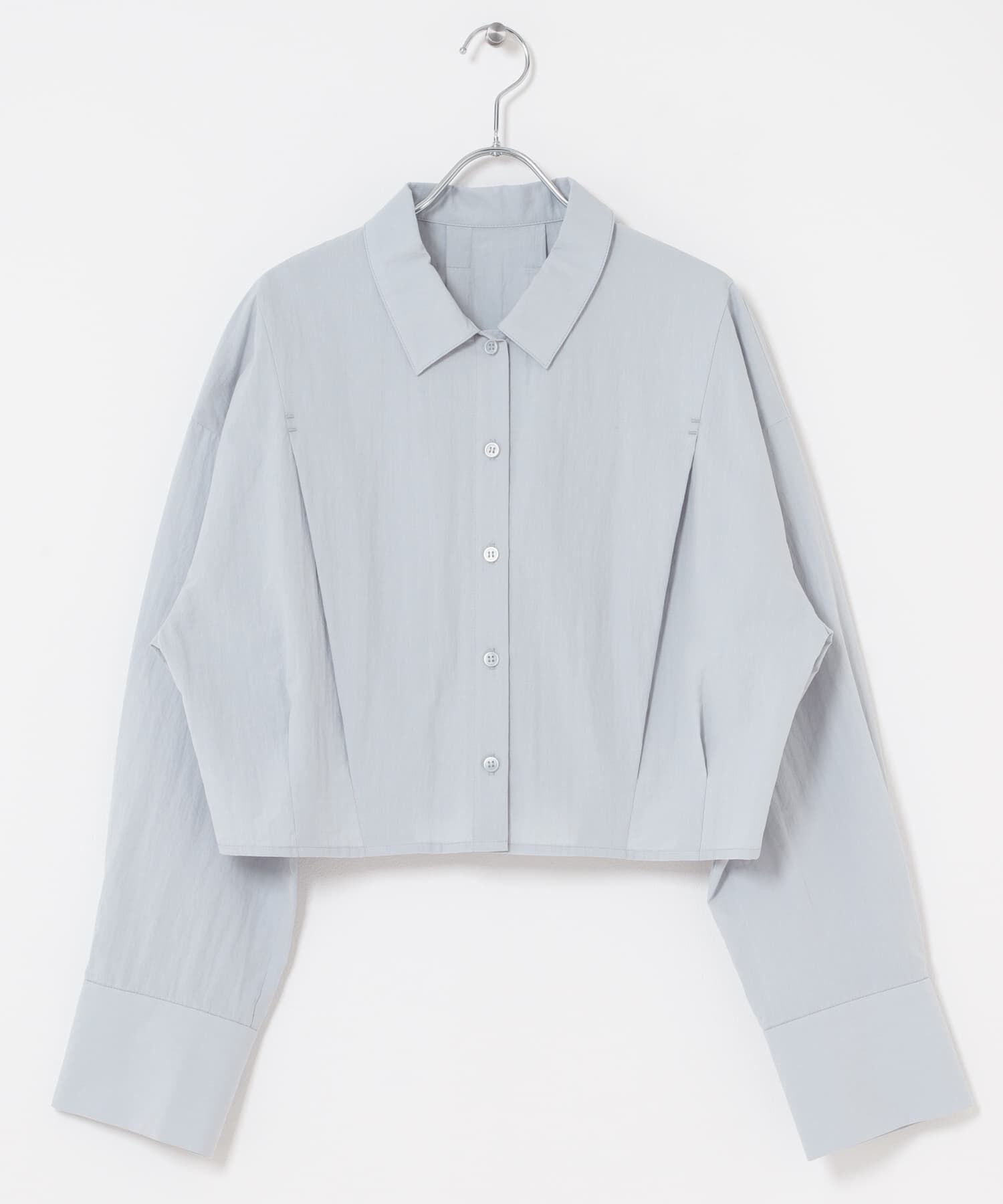  「タックヘムクロップドシャツ」|シャツ・ブラウス|