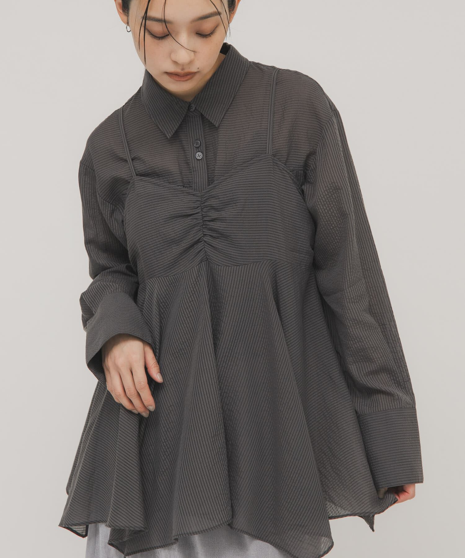  「イレヘムビスチェSETシャツ」|シャツ・ブラウス|