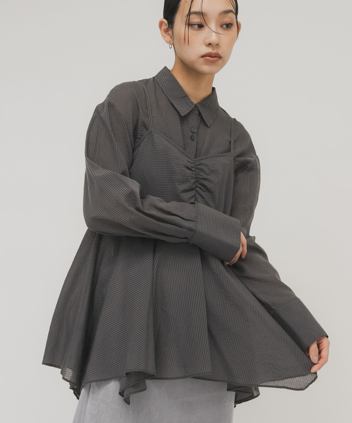  「イレヘムビスチェSETシャツ」|シャツ・ブラウス|