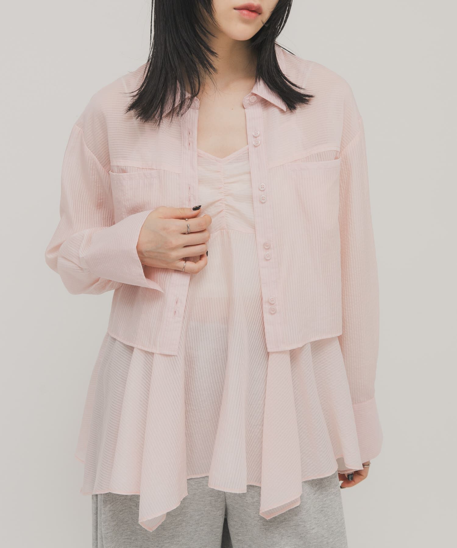  「イレヘムビスチェSETシャツ」|シャツ・ブラウス|