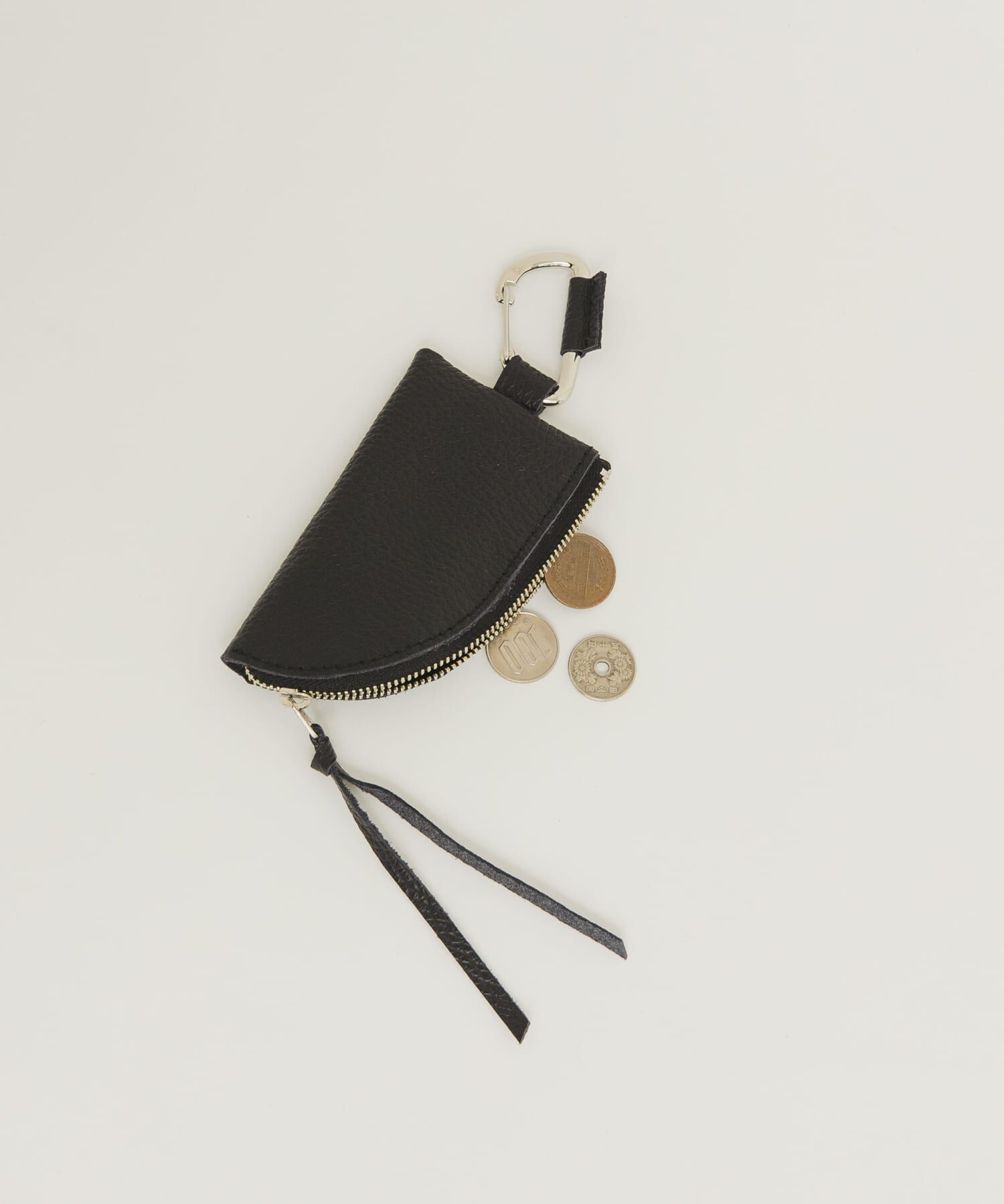  「レザーポーチチャーム」|チャーム・キーホルダー|ブラック