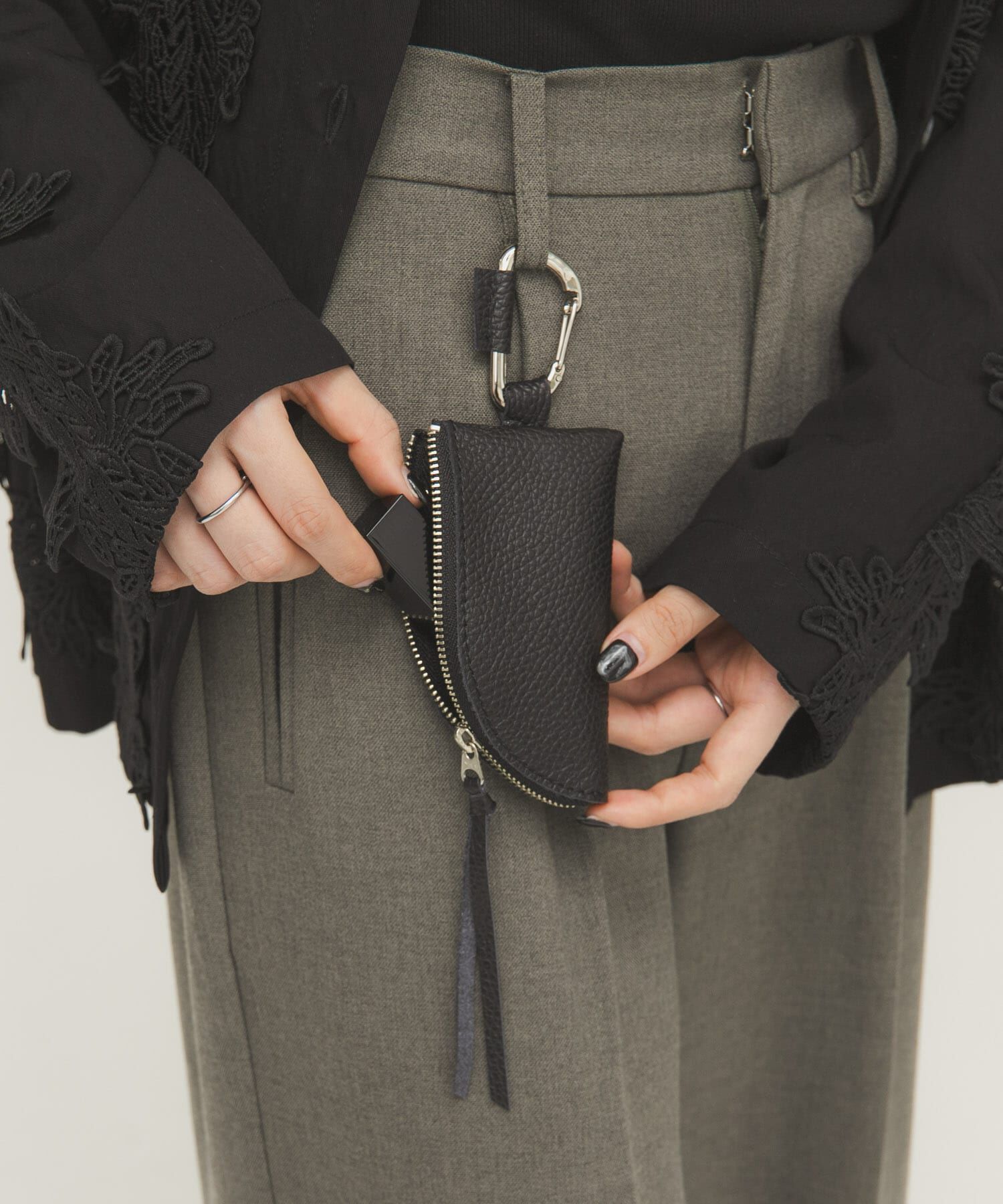  「レザーポーチチャーム」|チャーム・キーホルダー|