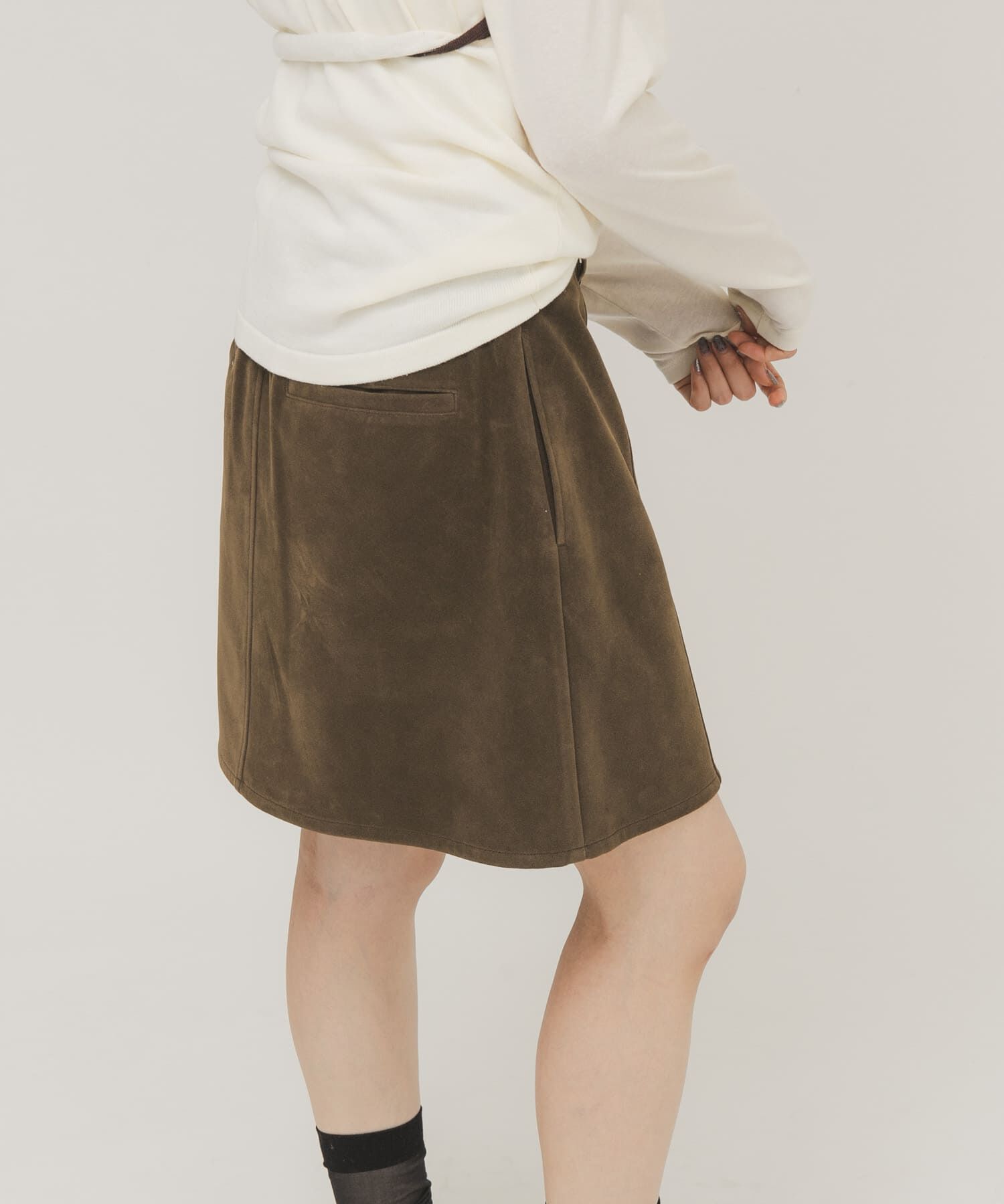  「2WAYラップミニスカート」|スカート|