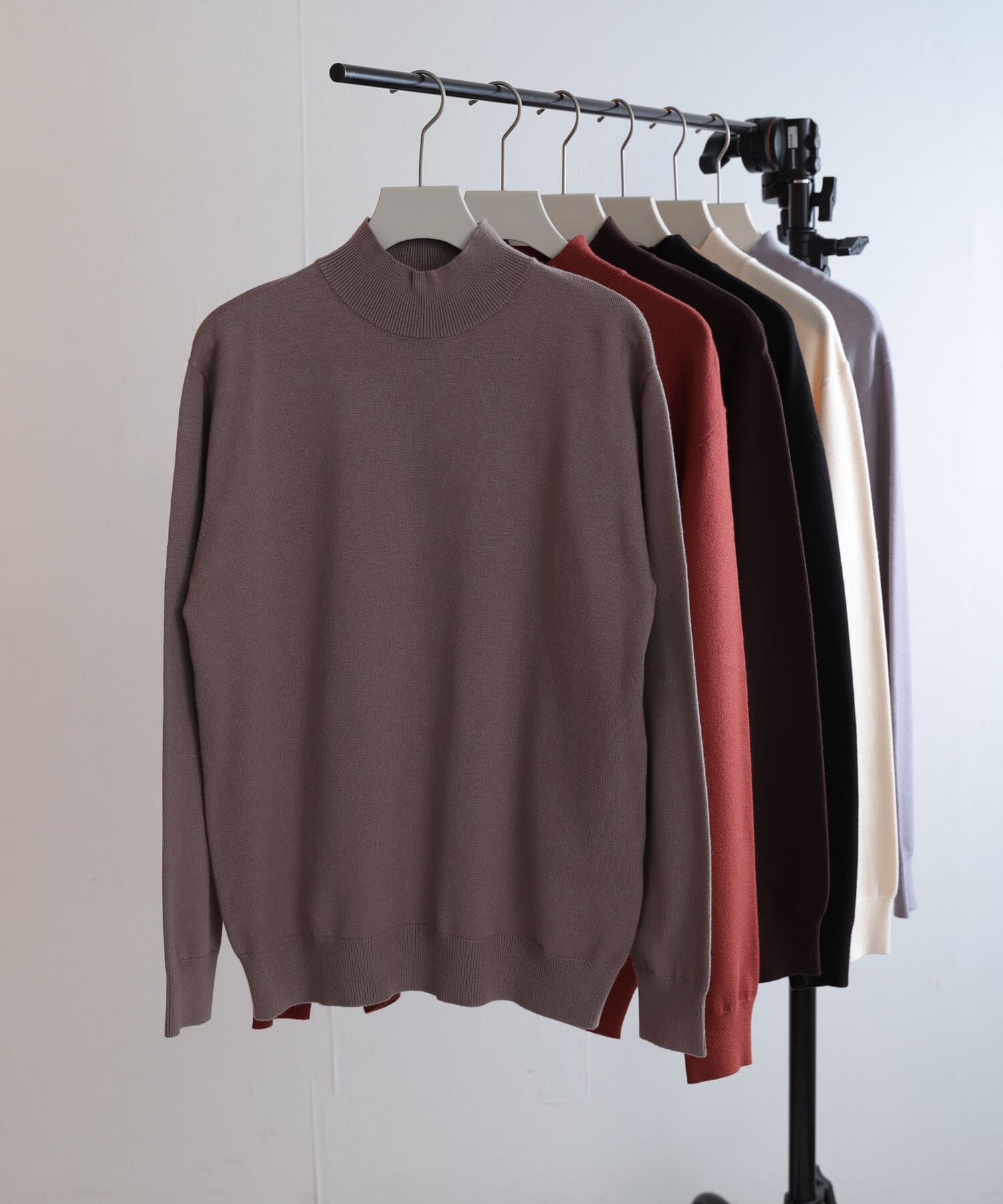 SENSE OF PLACE by URBAN RESEARCH「『ユニセックス』ストレッチモックネックセーター」|ニット・セーター|