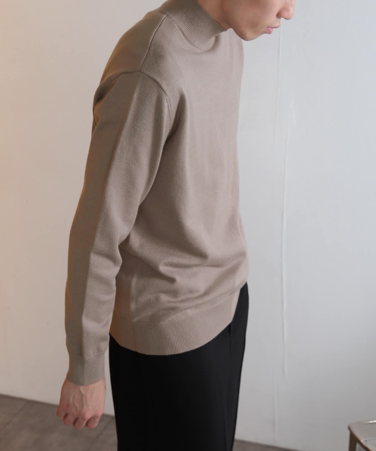 SENSE OF PLACE by URBAN RESEARCH「『ユニセックス』ストレッチモックネックセーター」|ニット・セーター|