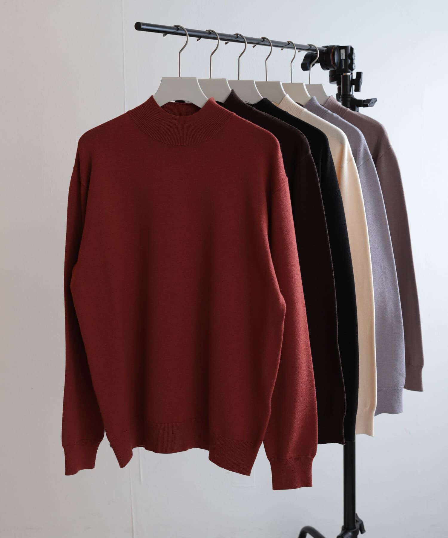 SENSE OF PLACE by URBAN RESEARCH「『ユニセックス』ストレッチモックネックセーター」|ニット・セーター|