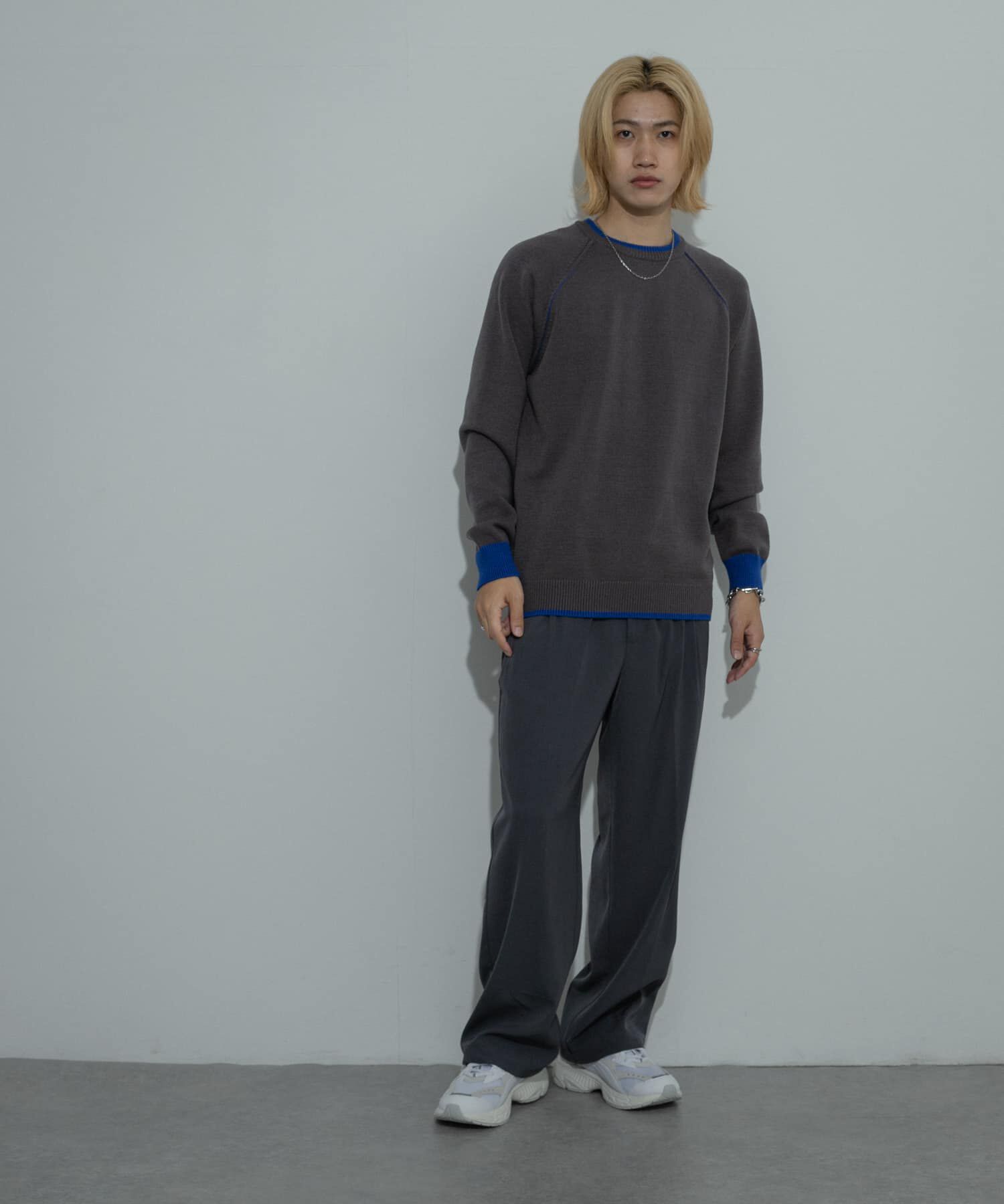 SENSE OF PLACE by URBAN RESEARCH「『ユニセックス』『洗濯可』ストレッチリブハイショクラインニット」|ニット・セーター|