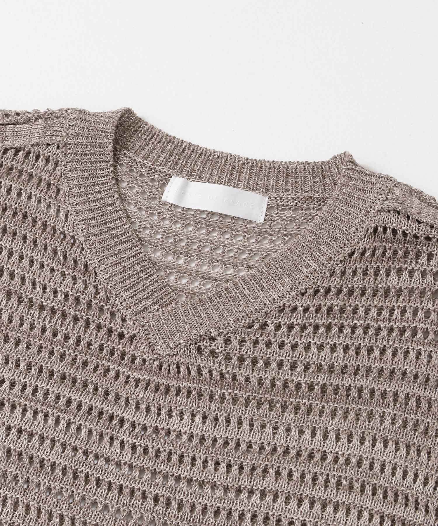 SENSE OF PLACE by URBAN RESEARCH「ミックスメランジVネックベスト」|ベスト・ジレ|