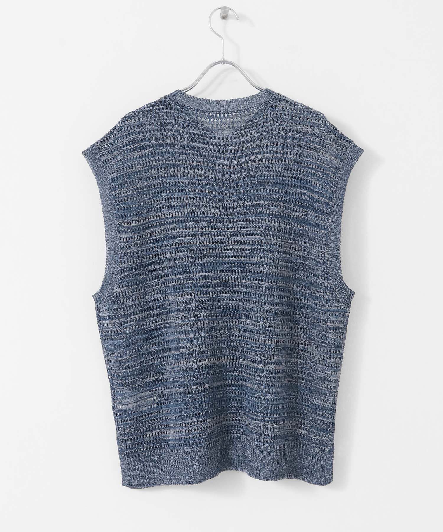 SENSE OF PLACE by URBAN RESEARCH「ミックスメランジVネックベスト」|ベスト・ジレ|