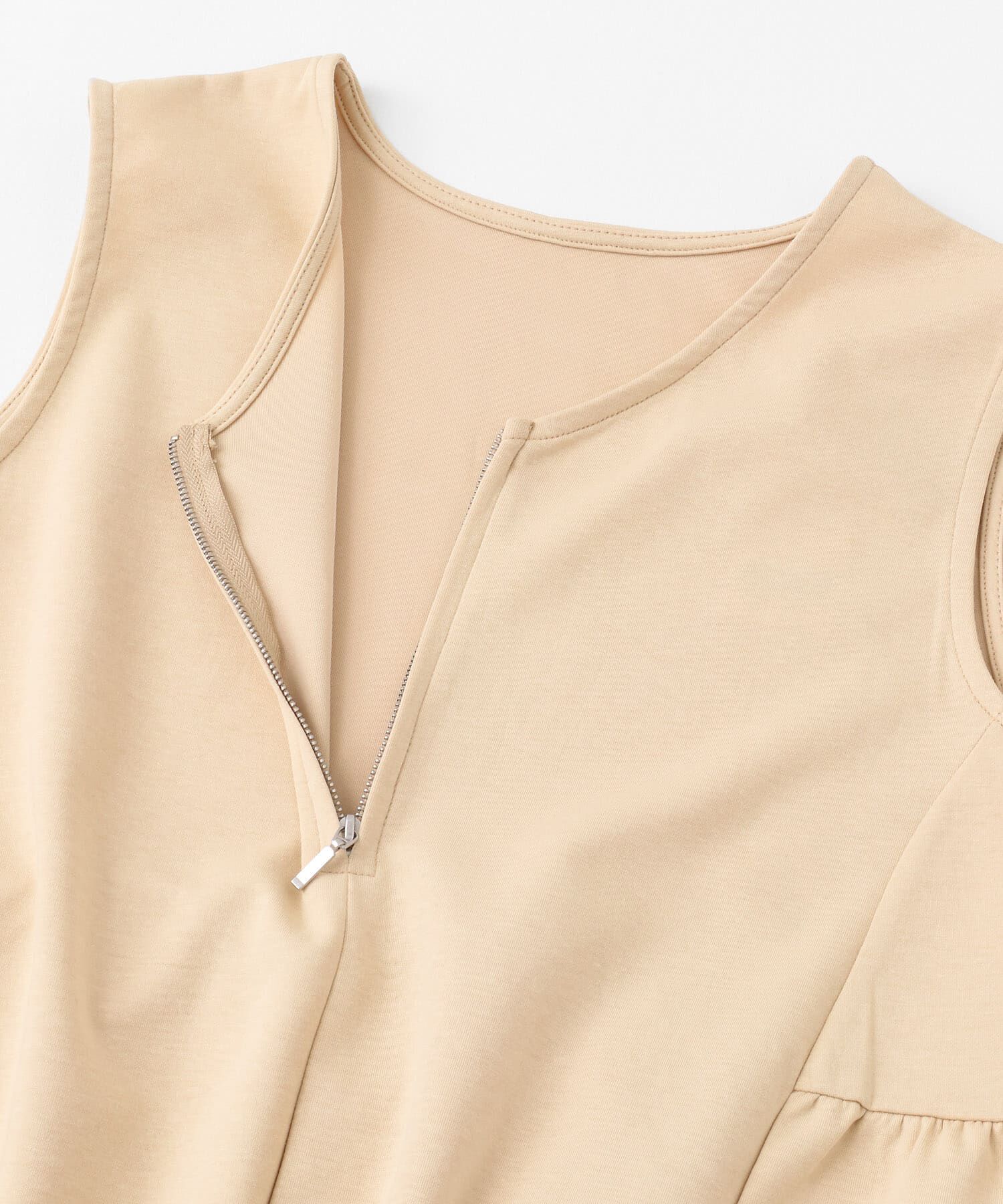 SENSE OF PLACE by URBAN RESEARCH「ZIPVネックカットワンピース」|ワンピース|