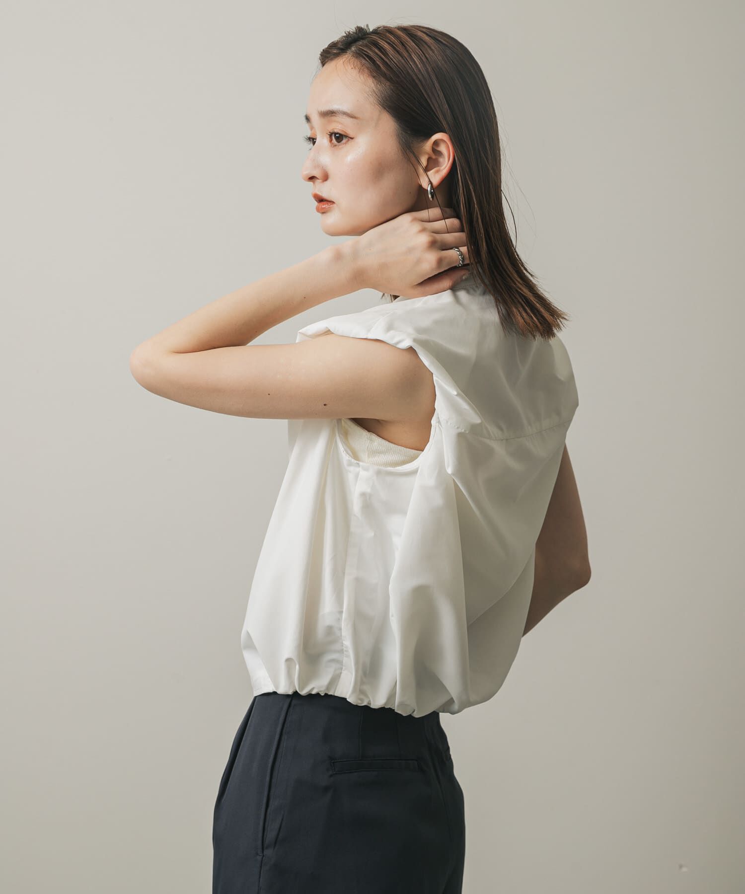 SENSE OF PLACE by URBAN RESEARCH「ダブルボタンバルーンブラウス」|シャツ・ブラウス|