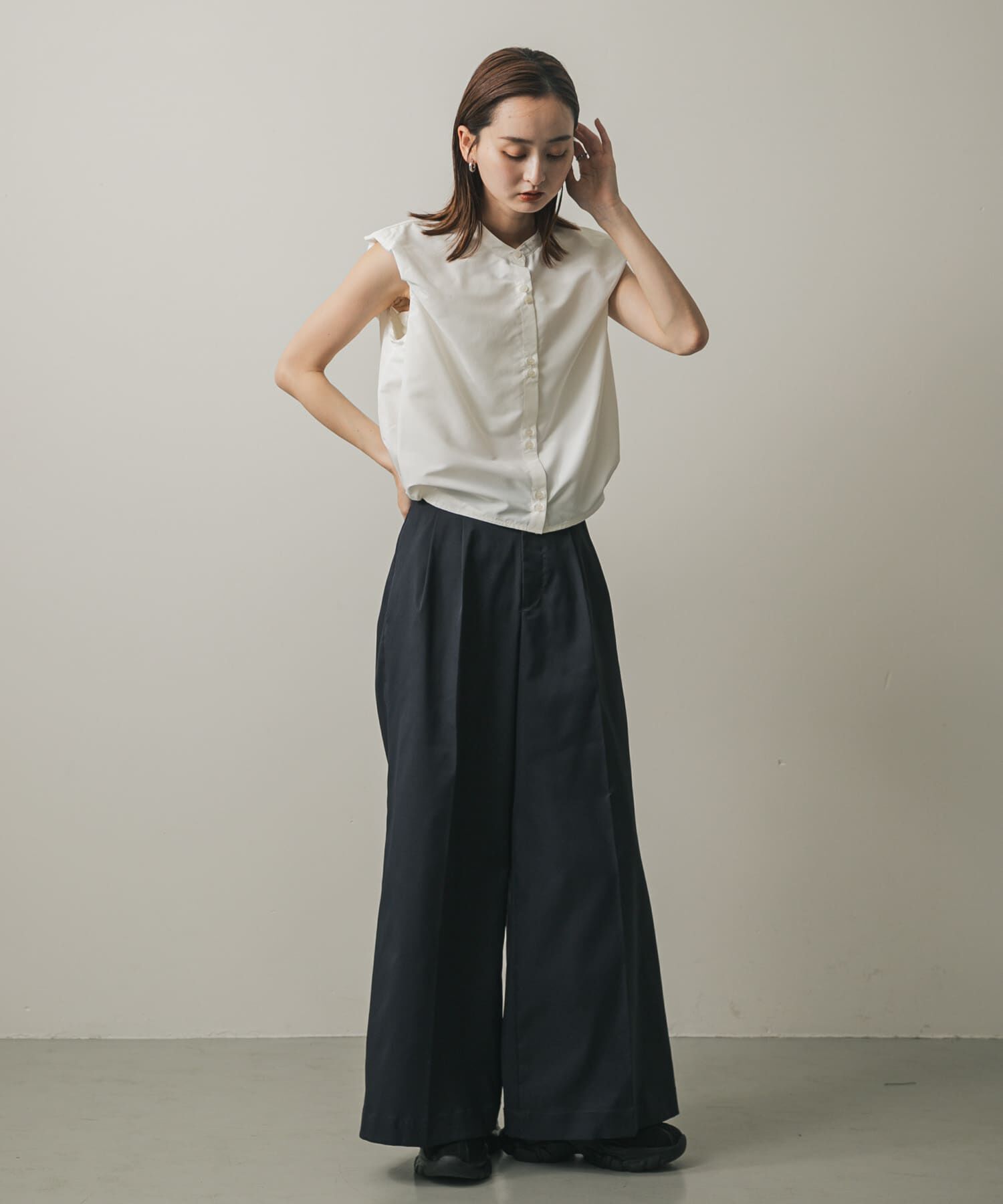 SENSE OF PLACE by URBAN RESEARCH「ダブルボタンバルーンブラウス」|シャツ・ブラウス|