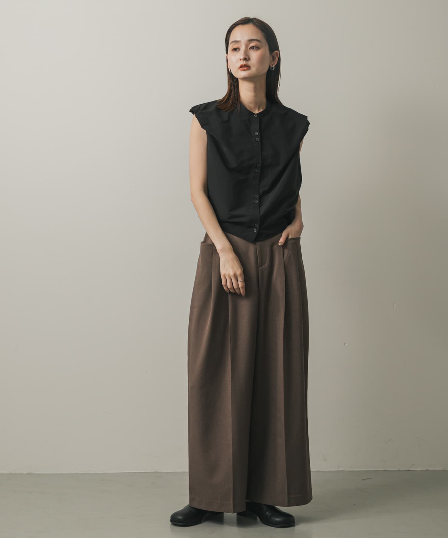 SENSE OF PLACE by URBAN RESEARCH「ダブルボタンバルーンブラウス」|シャツ・ブラウス|