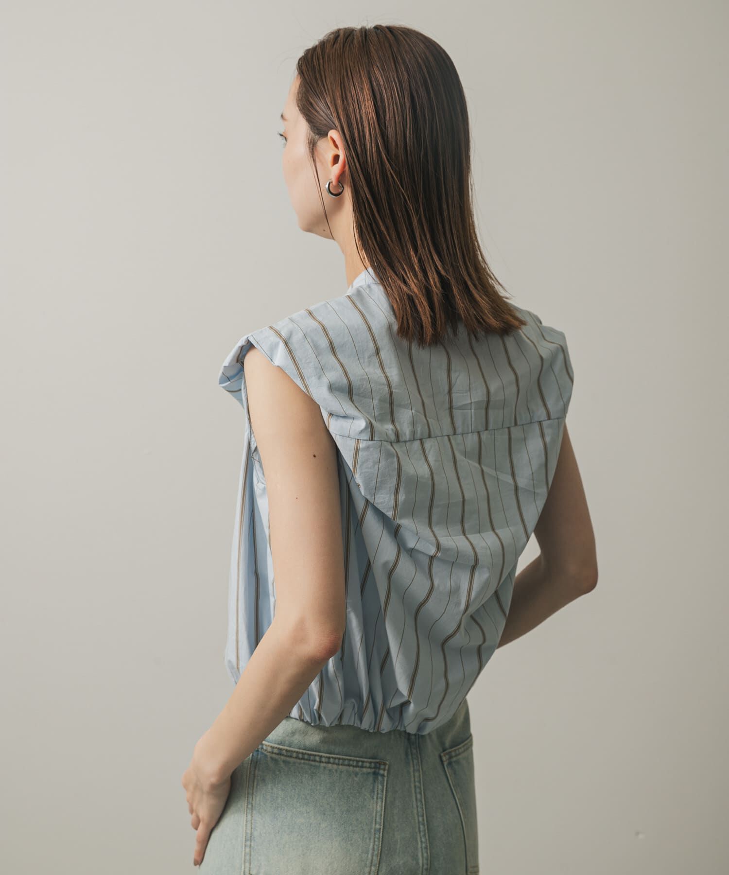 SENSE OF PLACE by URBAN RESEARCH「ダブルボタンバルーンブラウス」|シャツ・ブラウス|