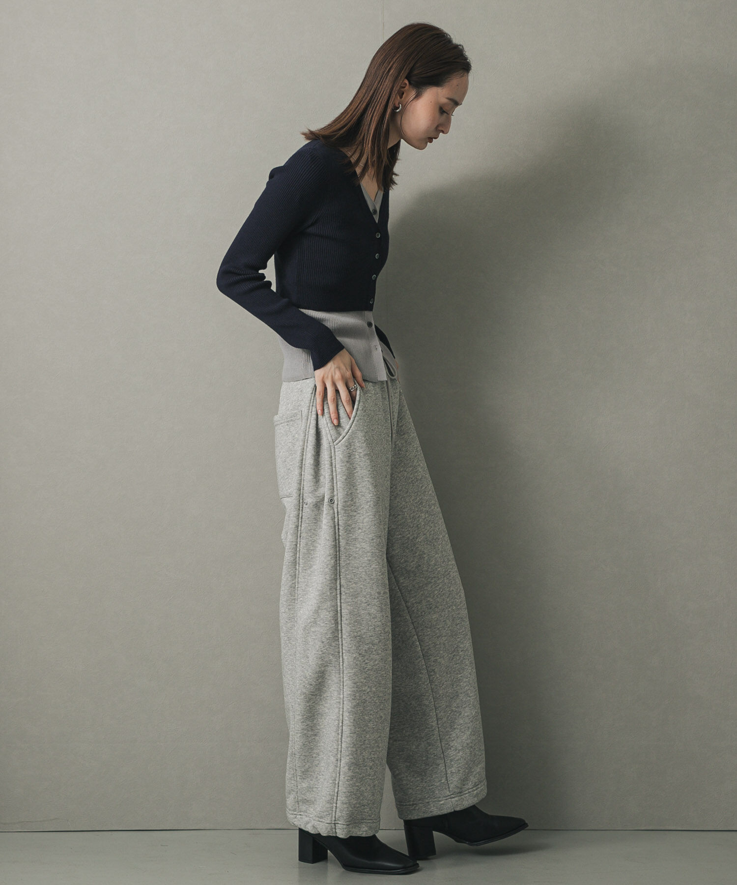 SENSE OF PLACE by URBAN RESEARCH「ダブルレイヤードカーディガン」|カーディガン|