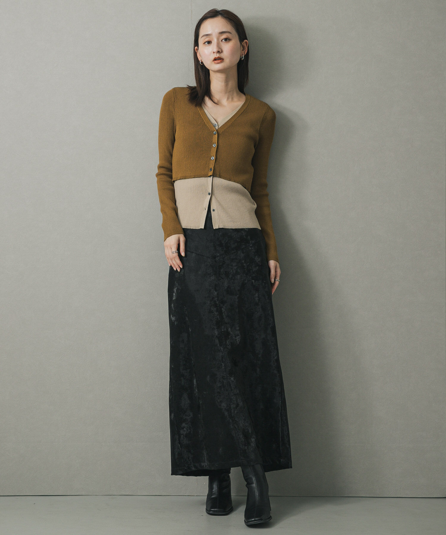 SENSE OF PLACE by URBAN RESEARCH「ダブルレイヤードカーディガン」|カーディガン|