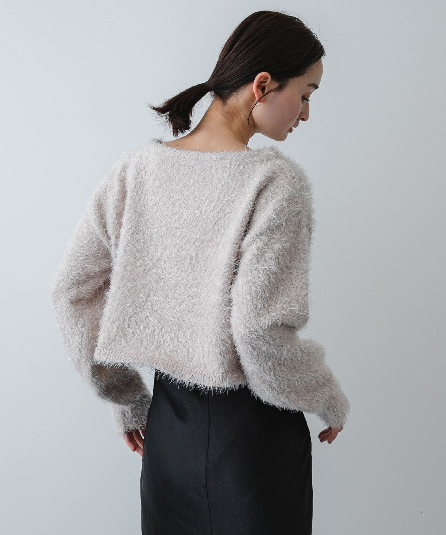 SENSE OF PLACE by URBAN RESEARCH「クロップドシャギーセーター」|ニット・セーター|