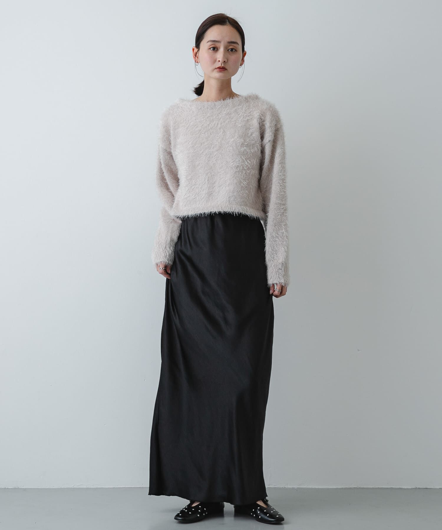 SENSE OF PLACE by URBAN RESEARCH「クロップドシャギーセーター」|ニット・セーター|