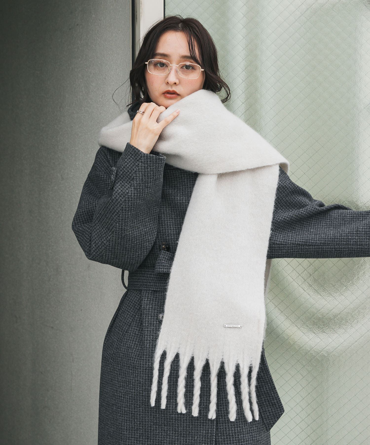 SENSE OF PLACE by URBAN RESEARCH「モヘアライクストール」|マフラー|