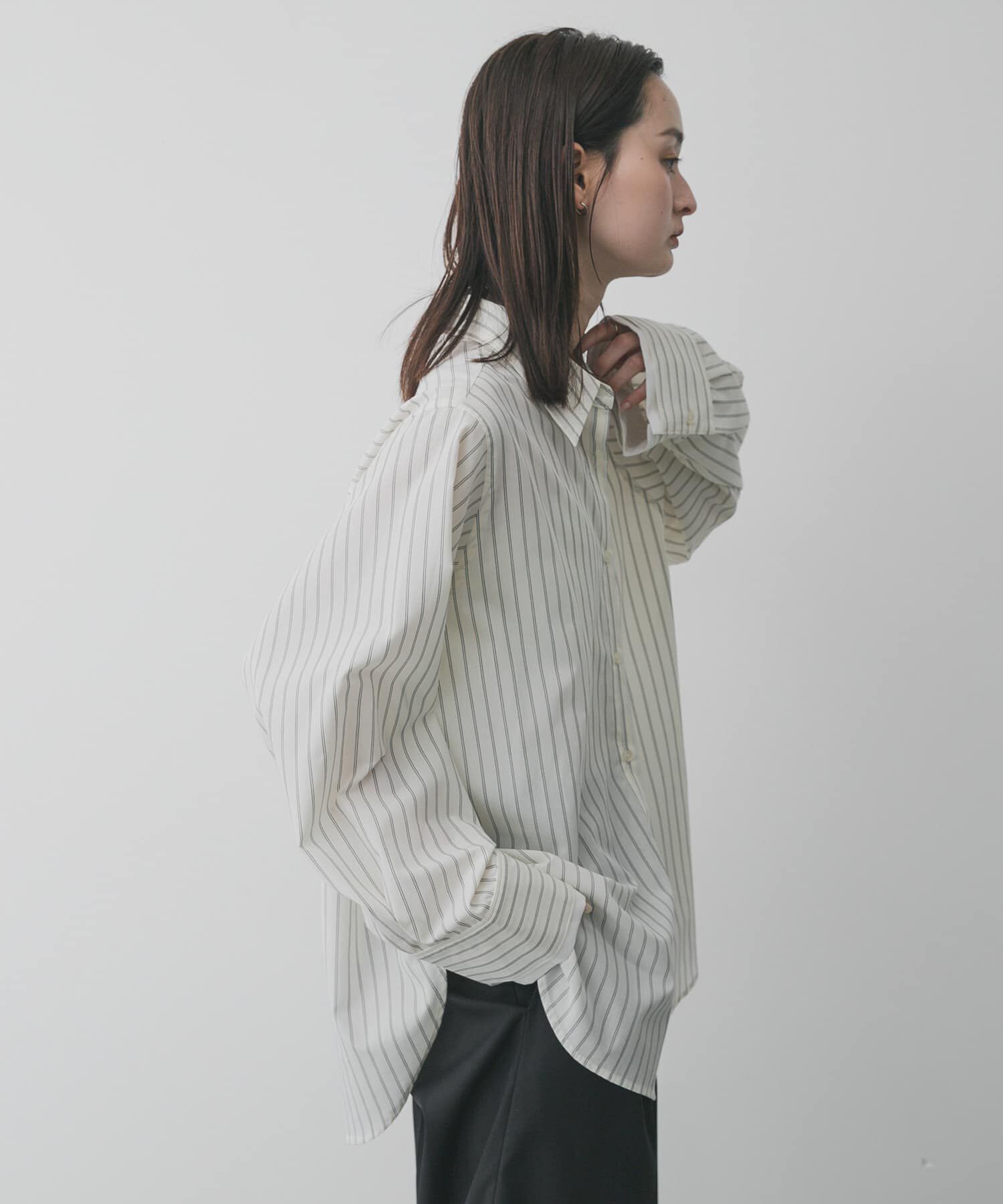 SENSE OF PLACE by URBAN RESEARCH「『イージーケア』レイヤードカフスルーズシャツ」|シャツ・ブラウス|