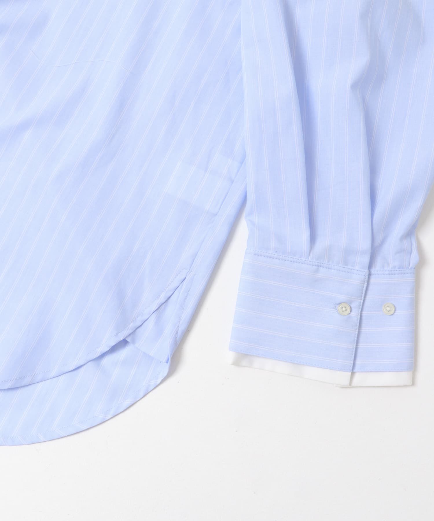 SENSE OF PLACE by URBAN RESEARCH「『イージーケア』レイヤードカフスルーズシャツ」|シャツ・ブラウス|