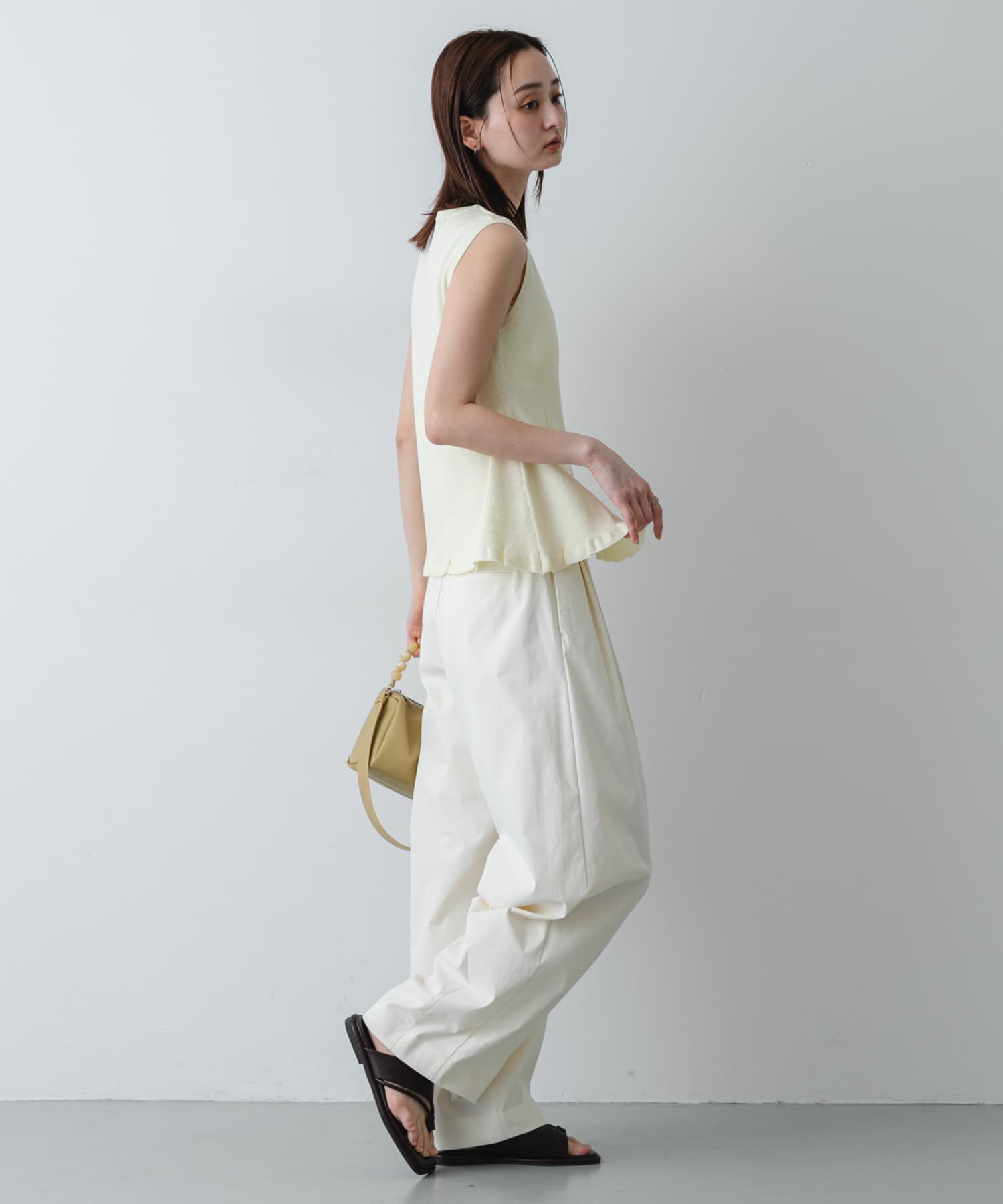 SENSE OF PLACE by URBAN RESEARCH「『洗濯可/毛玉防止』SKINProof抗ピルペプラムニットカーディガン」|ニット・セーター|