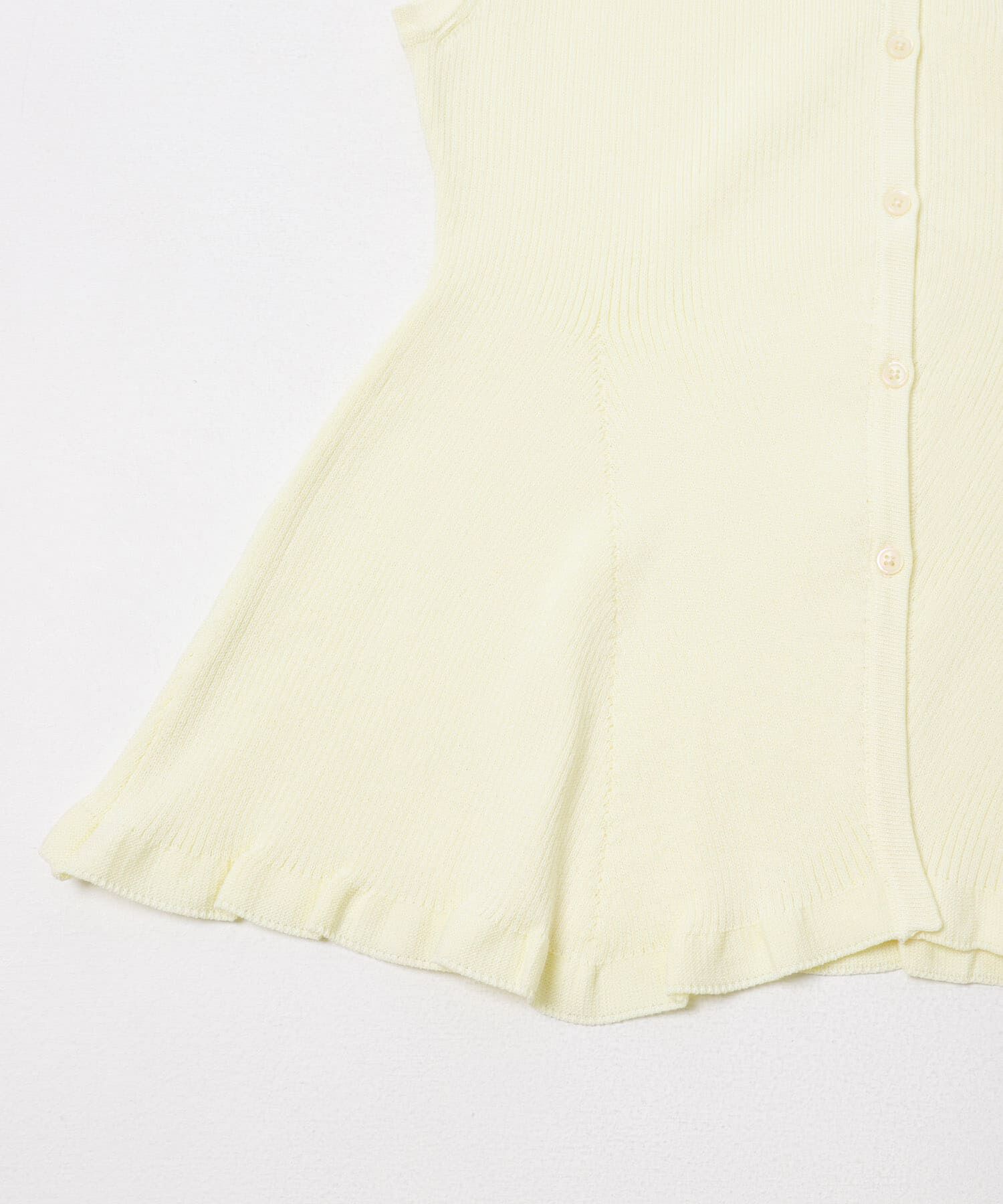 SENSE OF PLACE by URBAN RESEARCH「『洗濯可/毛玉防止』SKINProof抗ピルペプラムニットカーディガン」|ニット・セーター|