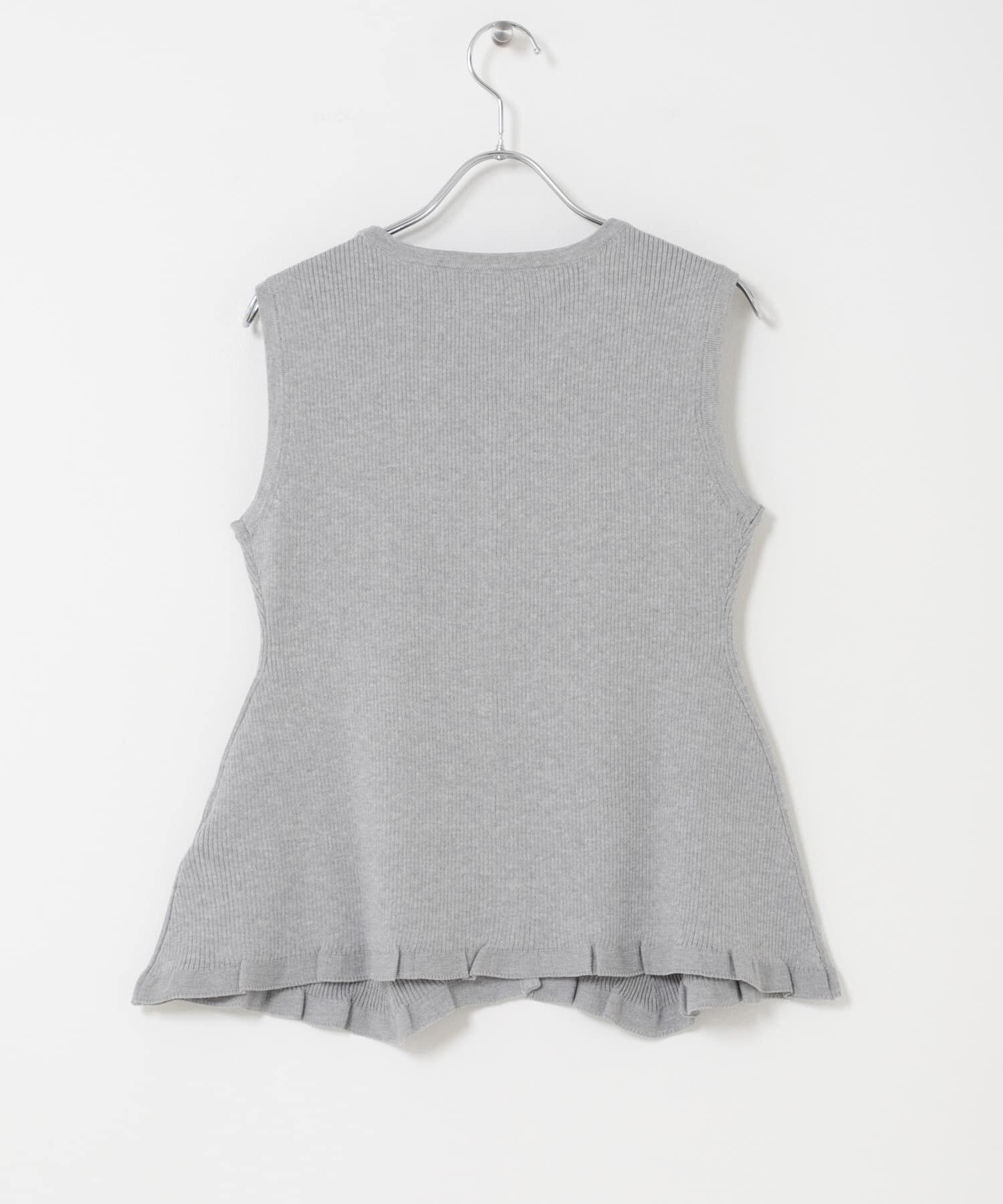 SENSE OF PLACE by URBAN RESEARCH「『洗濯可/毛玉防止』SKINProof抗ピルペプラムニットカーディガン」|ニット・セーター|