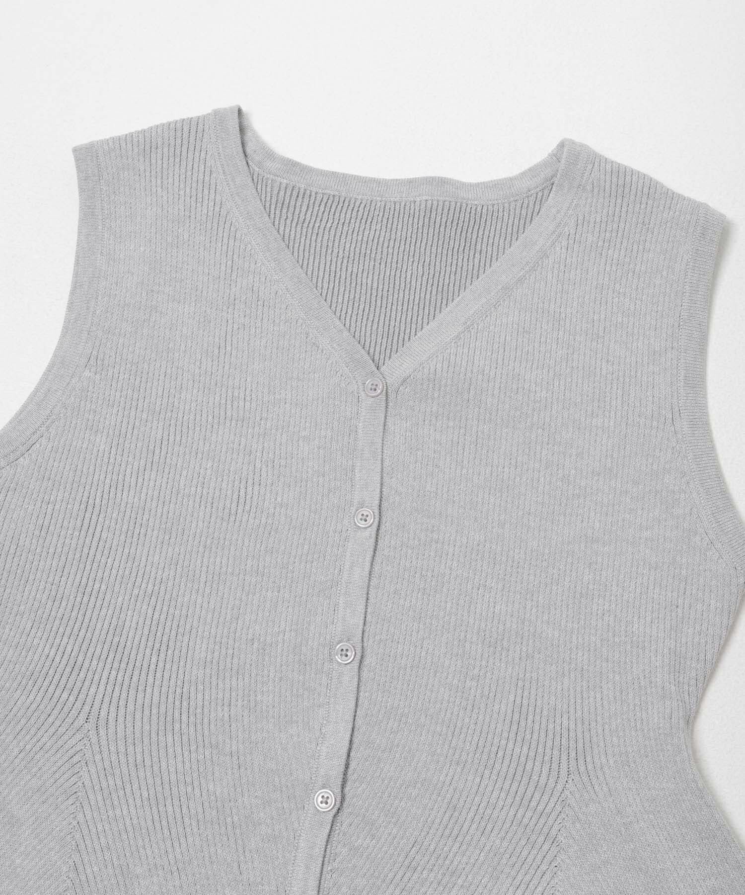 SENSE OF PLACE by URBAN RESEARCH「『洗濯可/毛玉防止』SKINProof抗ピルペプラムニットカーディガン」|ニット・セーター|