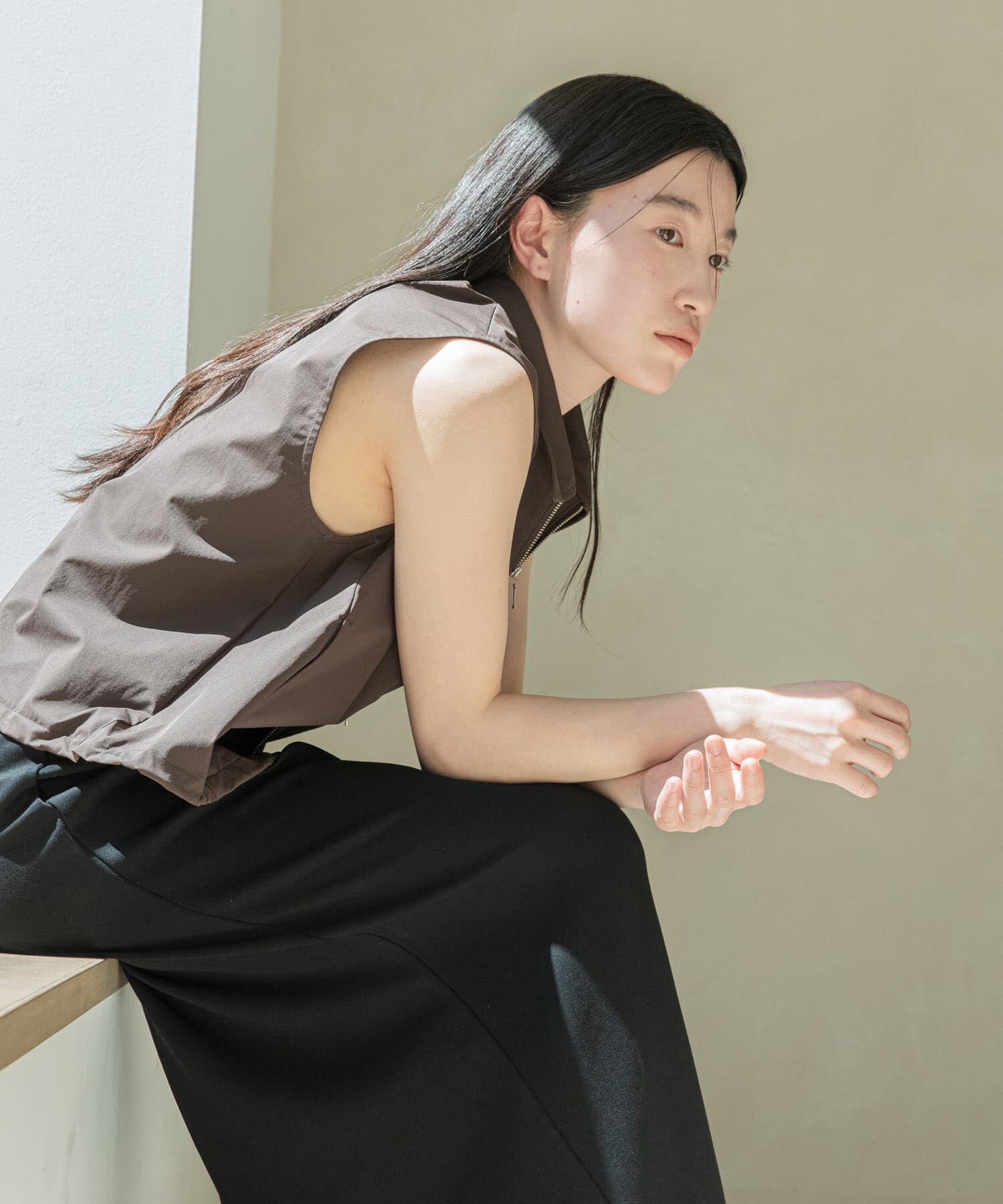 SENSE OF PLACE by URBAN RESEARCH「撥水エリツキドロストトップ」|ベスト・ジレ|