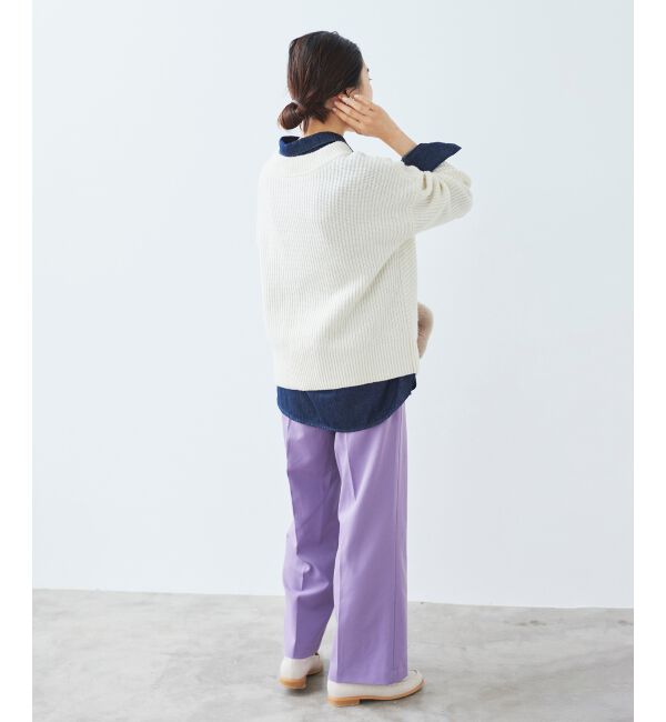 le.coeur blanc「センタープレスイージーパンツ」|その他|