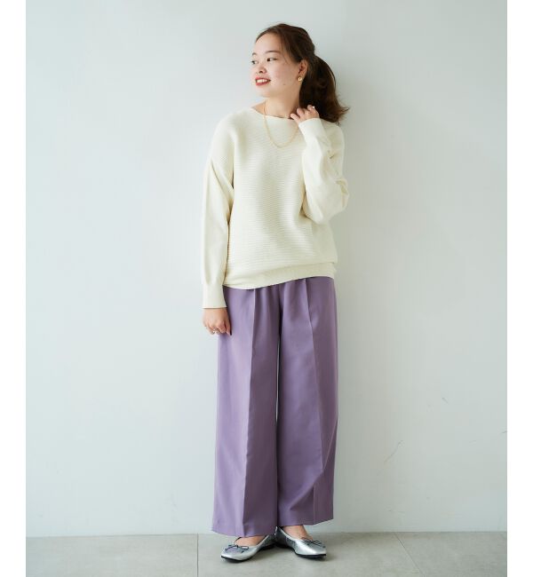 le.coeur blanc「センタープレスイージーパンツ」|その他|