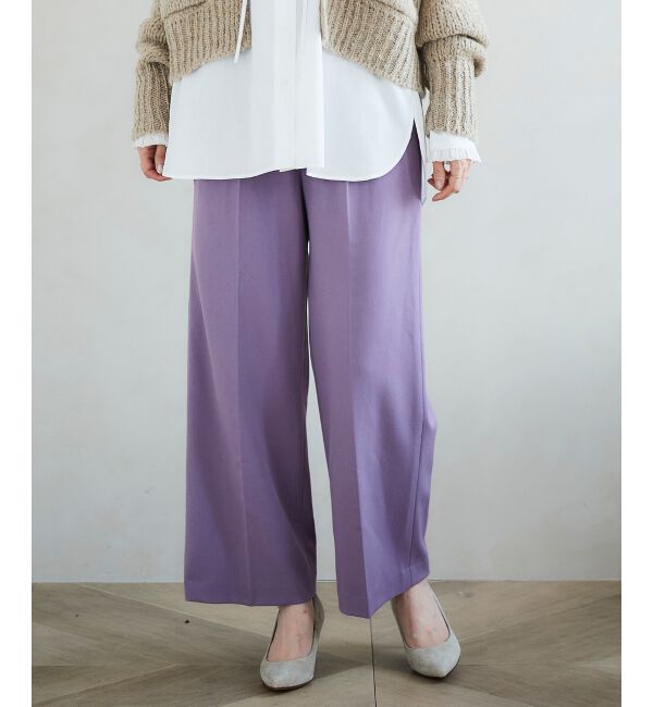 le.coeur blanc「センタープレスイージーパンツ」|その他|