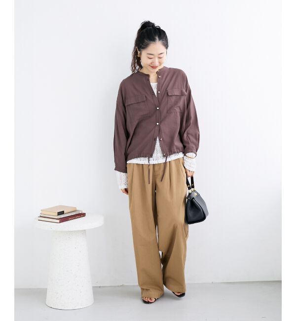  「タックカーブチノパンツ」|チノ|