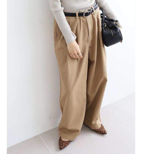  「タックカーブチノパンツ」|チノ|