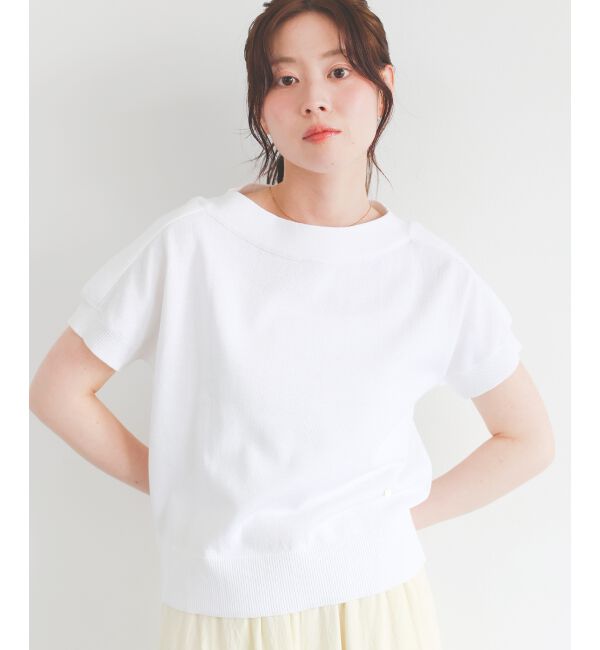  「ボートネックフレンチニット」|ニット・セーター|