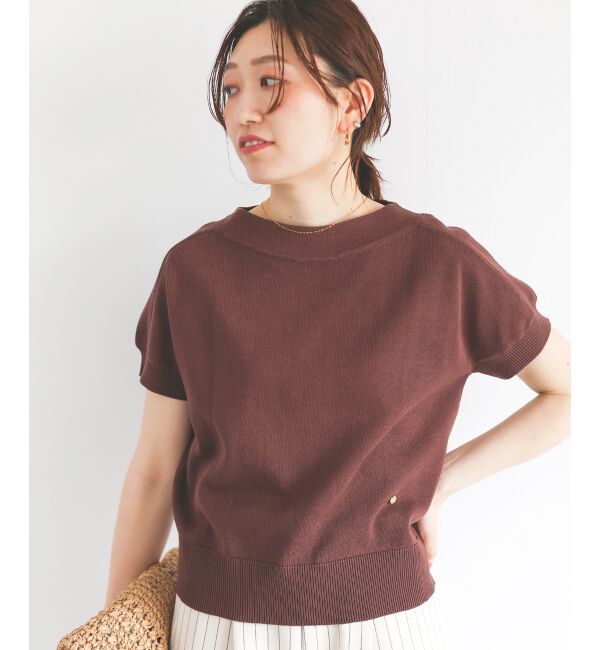  「ボートネックフレンチニット」|ニット・セーター|