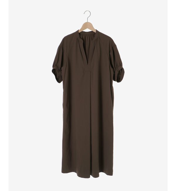  「ギャザースリーブスキッパーワンピース」|ワンピース|